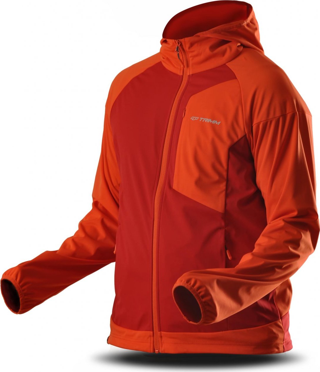 Pánská outdoorová bunda TRIMM Roche oranžová Velikost: L, Barva: orange/ dark orange