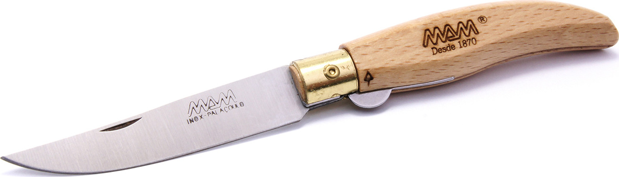 Zavírací nůž s pojistkou MAM Ibérica 2016- buk, 9 cm - BOX