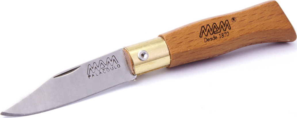 Zavírací nůž s klíčenkou a pouzdrem MAM Douro 2003 - buk 4,5 cm