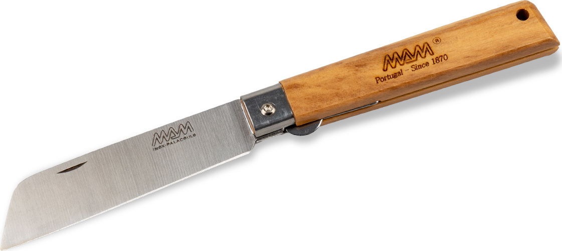 Zavírací nůž s pojistkou MAM Operario 2142 - oliva, 8,5 cm