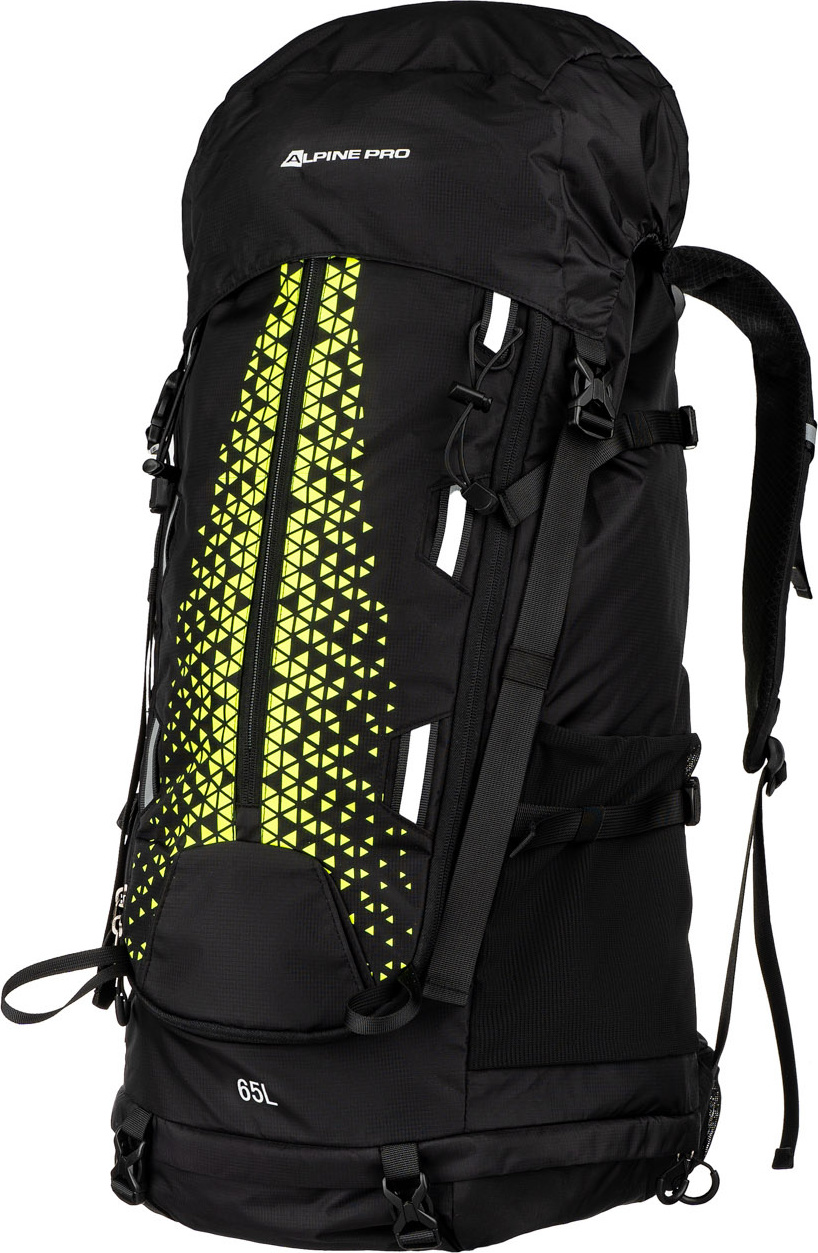 Outdoorový batoh ALPINE PRO Pige 65L černý Velikost: 65L