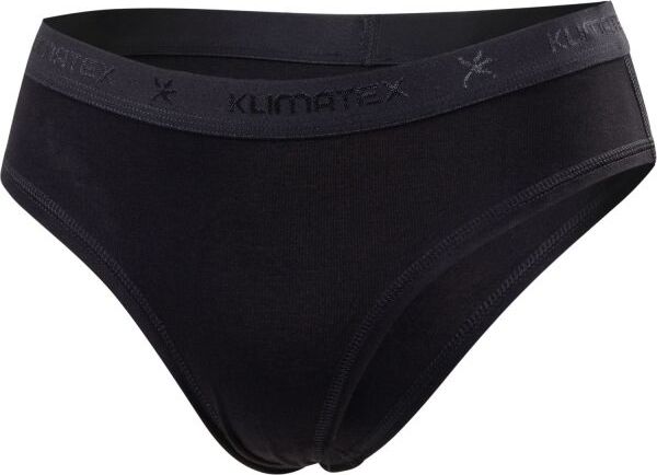Dámské bambusové kalhotky KLIMATEX Bama brazilky černé Velikost: XS
