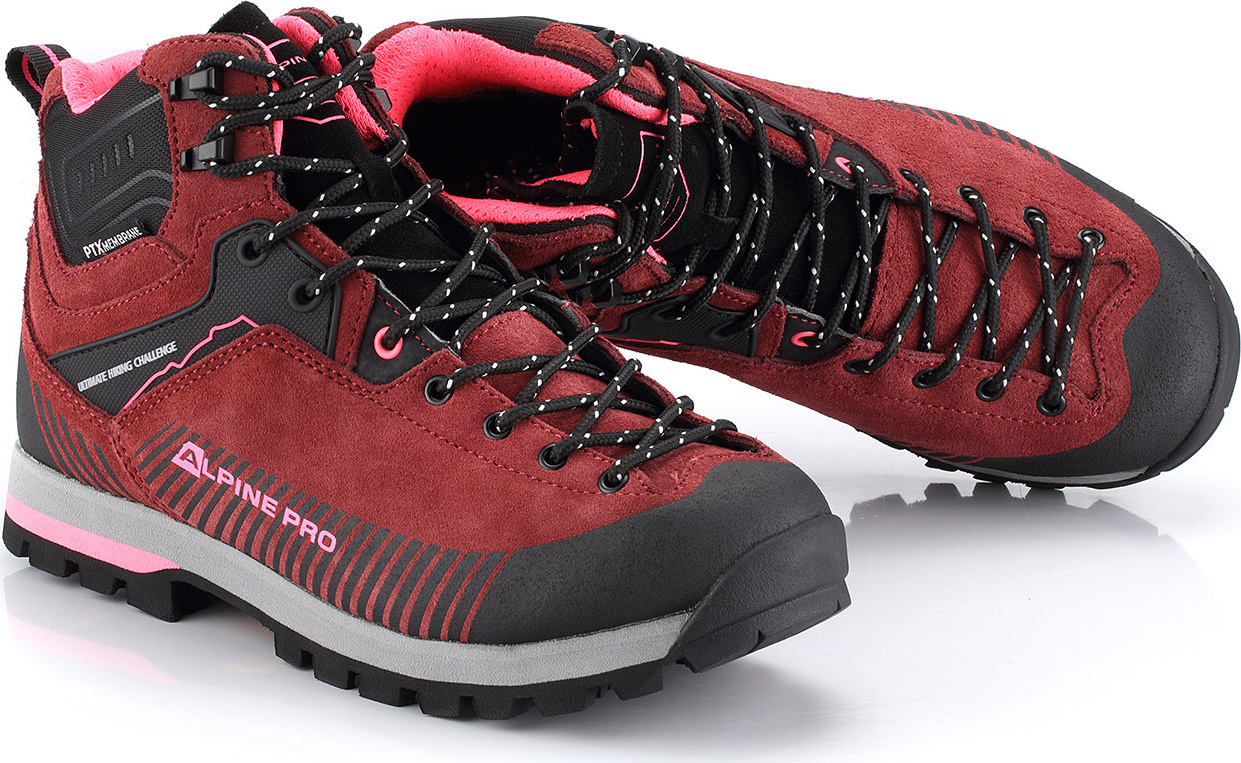 Unisex outdoorová obuv ALPINE PRO Nevise červená Velikost: 39