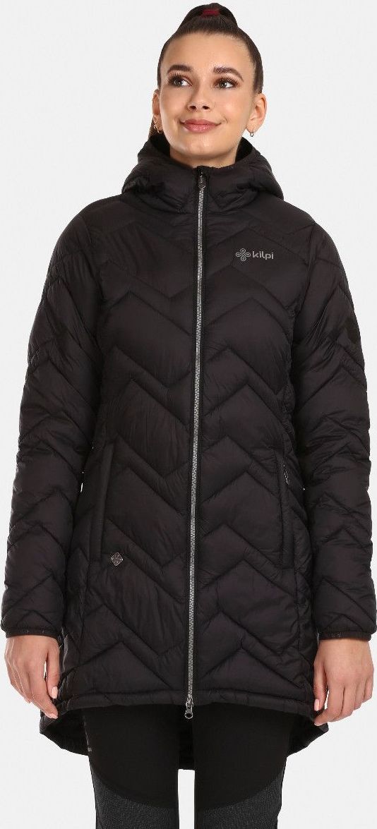 Dámský zimní kabát KILPI Leila černý Velikost: 46
