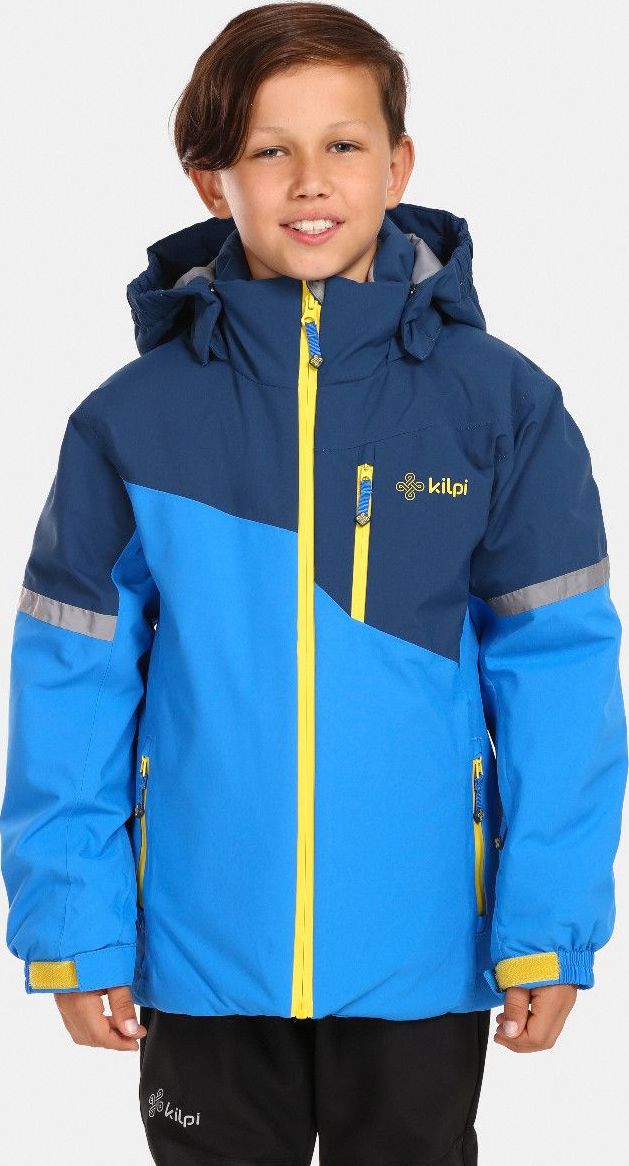 Chlapecká lyžařská bunda KILPI Ferden modrá Velikost: 134