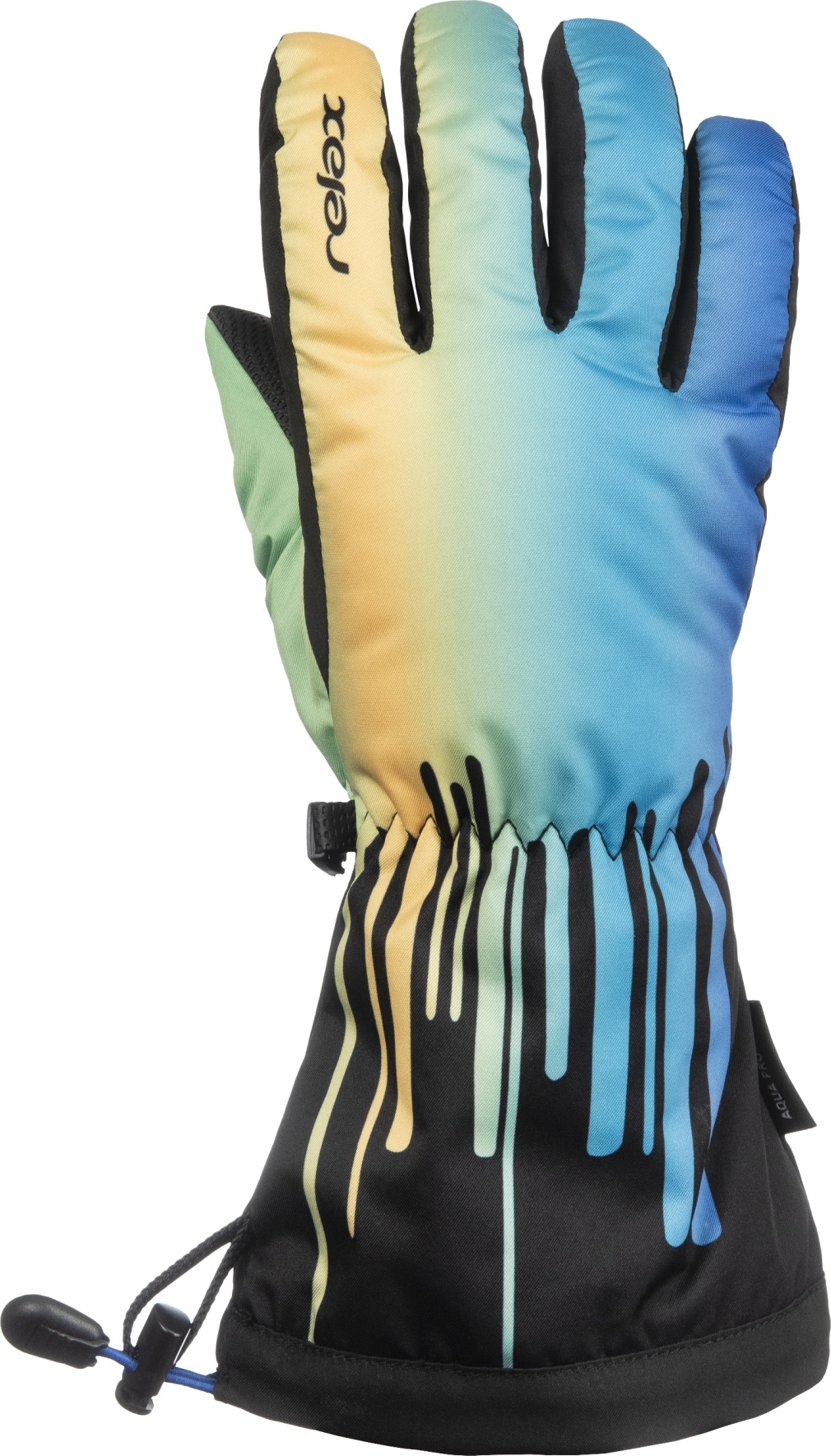 Dětské lyžařské rukavice RELAX Puzzy barevné Velikost: 10Y