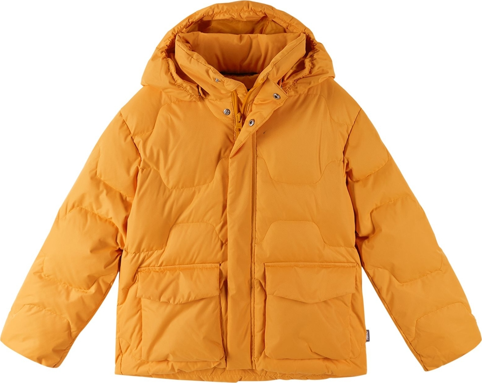 Dětská péřová zimní bunda REIMA Pellinki - Radiant orange Varianta: 122