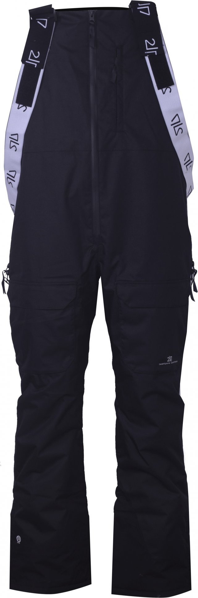 Pánské lyžařské kalhoty s náprsenkou 2117 Backa Eco černá Velikost: L