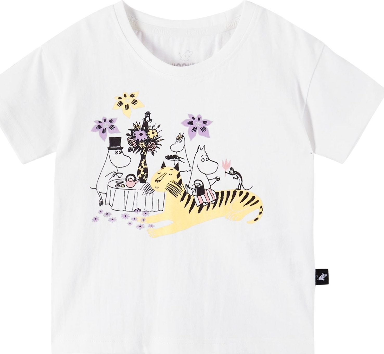 Dětské tričko REIMA Moomin Tussilago - Off white Varianta: 86