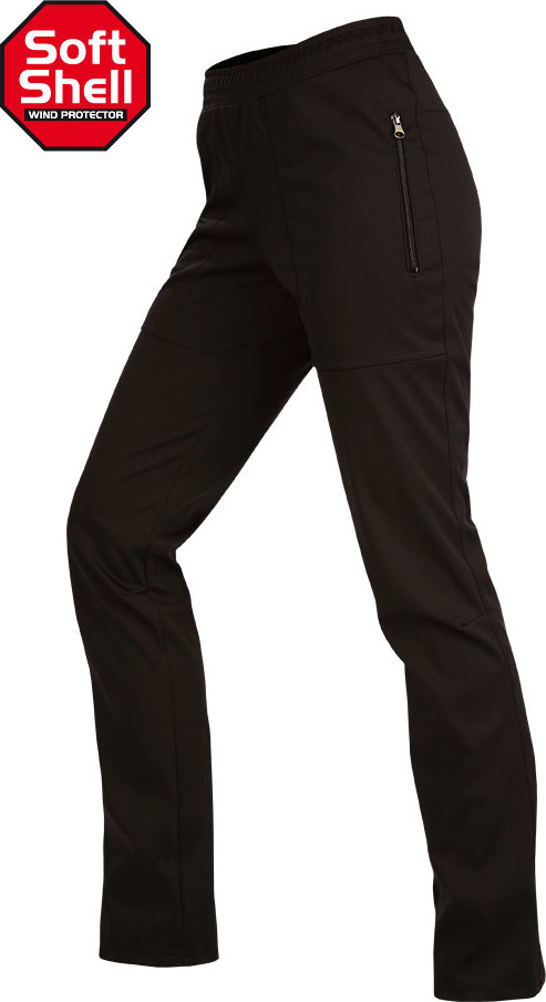 Dámské softshellové kalhoty LITEX černé Velikost: M, Barva: černá