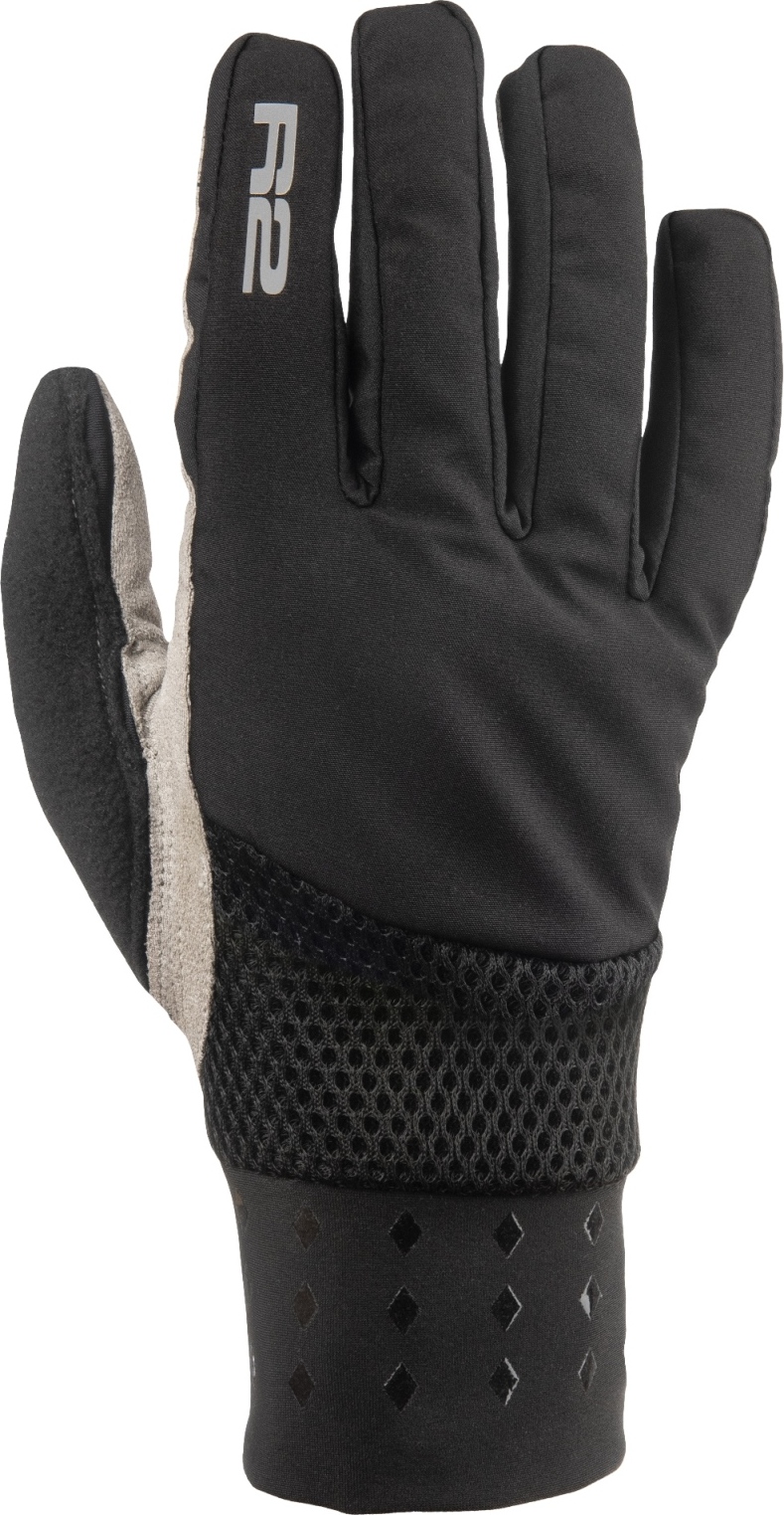 Unisex zateplené rukavice R2 Bond černé Velikost: XL