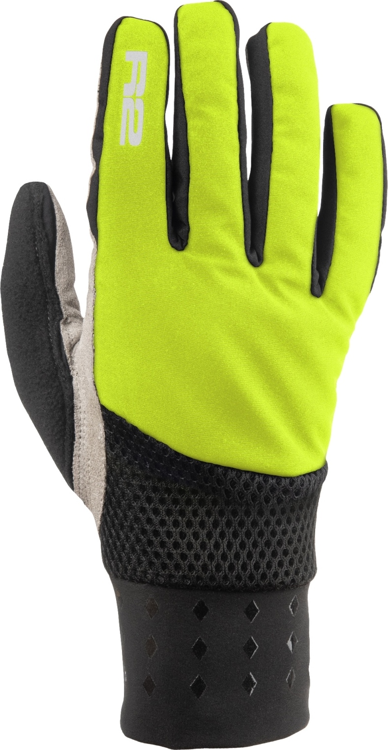Unisex zateplené rukavice R2 Bond zelené Velikost: XL