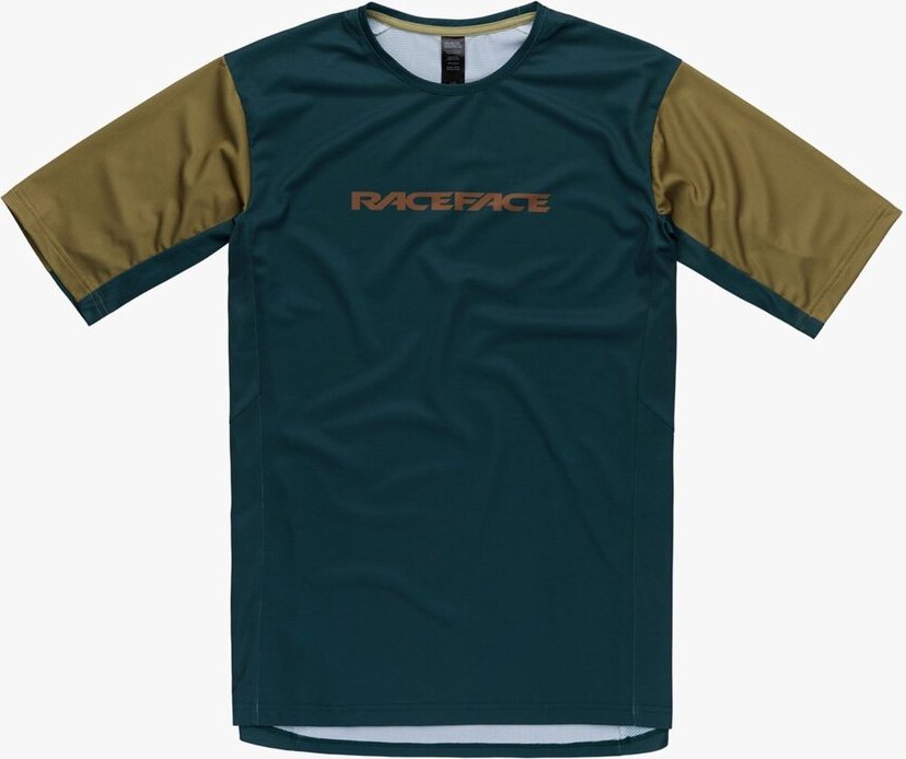 RACE FACE SOFTGOODS Pánský cyklistický dres RACE FACE Indy modrý Barva: Modrá, Velikost: L