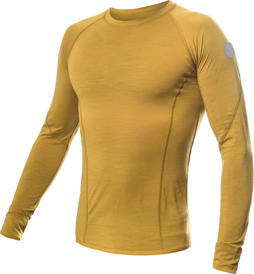 Pánské merino triko SENSOR Air žluté Velikost: XL, Barva: žlutá