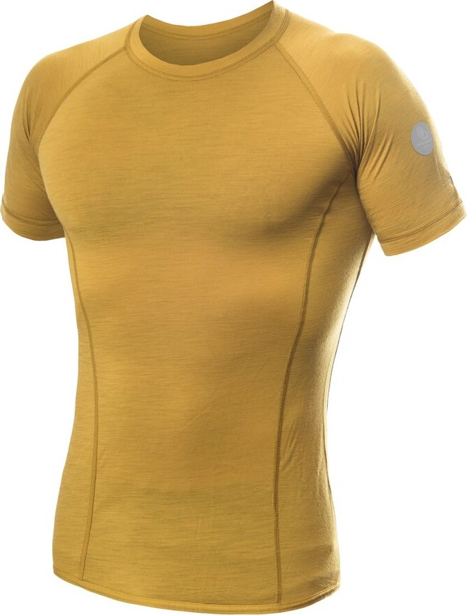 Pánské merino triko SENSOR Air žluté Velikost: XXL, Barva: žlutá