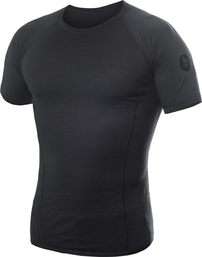 Pánské merino triko SENSOR Air černé Barva: černá, Velikost: M
