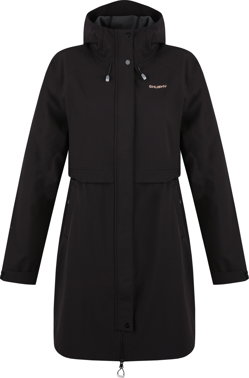Dámský softshellový kabát HUSKY Sephie černý Velikost: XL