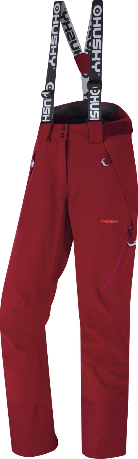 Dámské lyžařské kalhoty HUSKY Mitaly červené Velikost: XXL