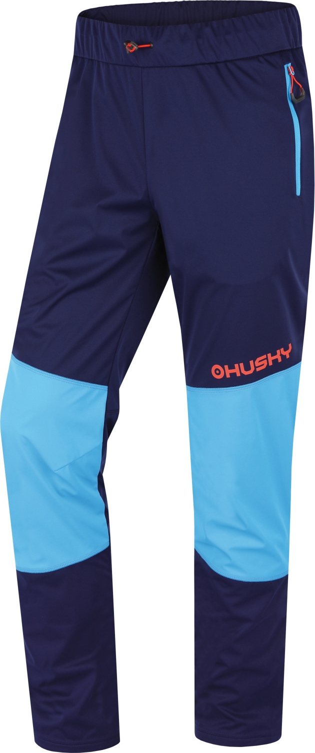 Pánské softshellové kalhoty HUSKY Kala modré Velikost: L