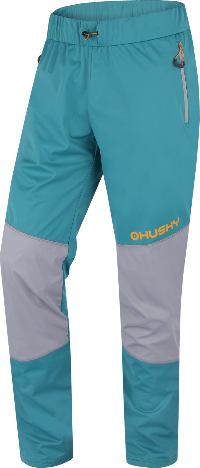 Pánské softshellové kalhoty HUSKY Kala modré Velikost: M