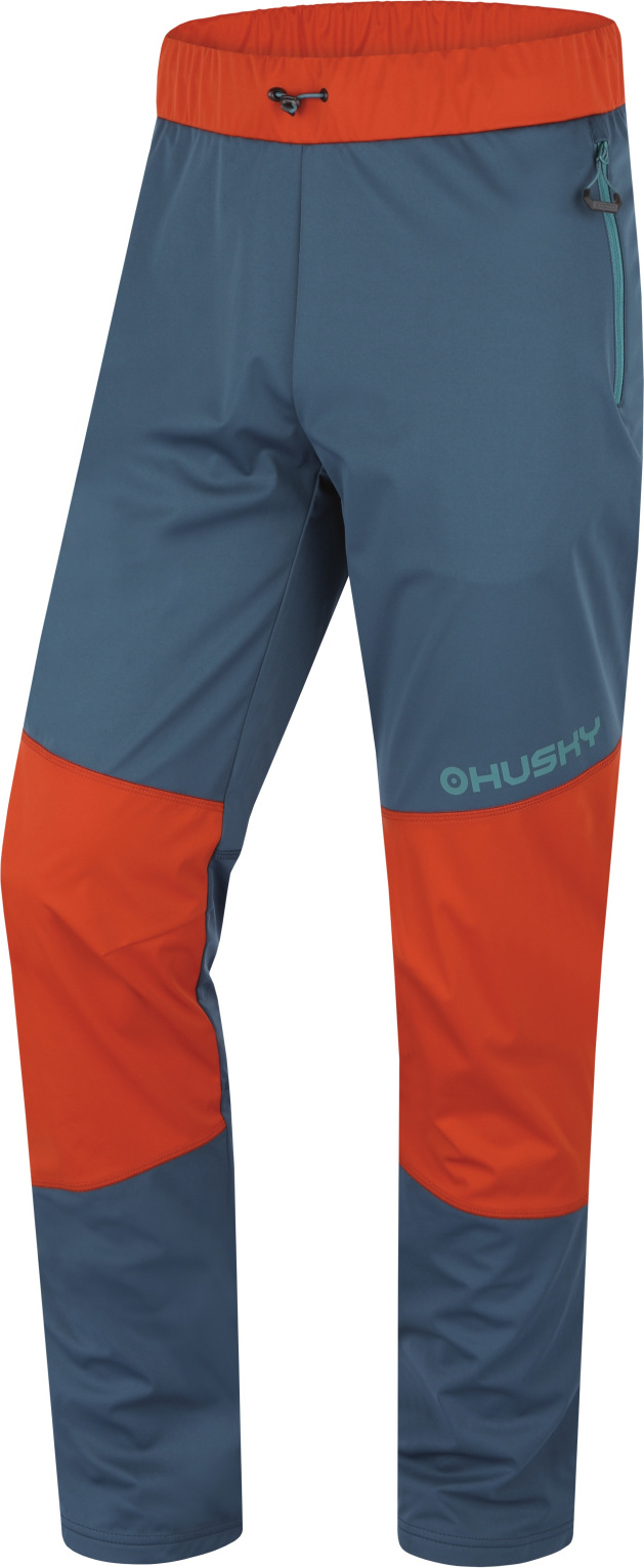 Pánské softshellové kalhoty HUSKY Kala modré Velikost: XL