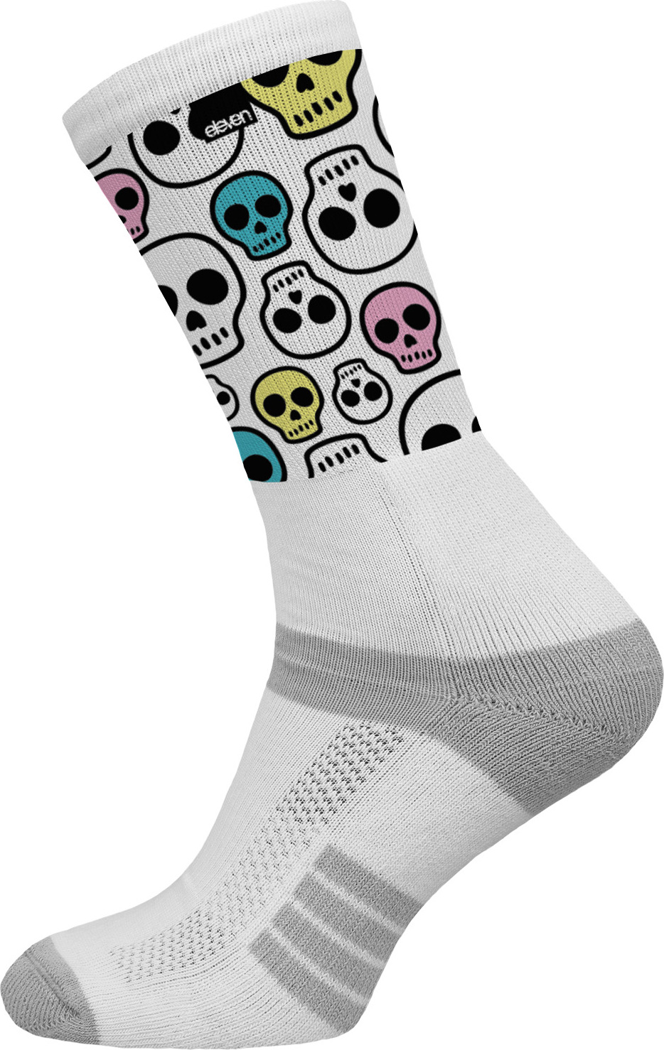 Ponožky ELEVEN Suba Cute Skulls White Velikost: M (39-41)