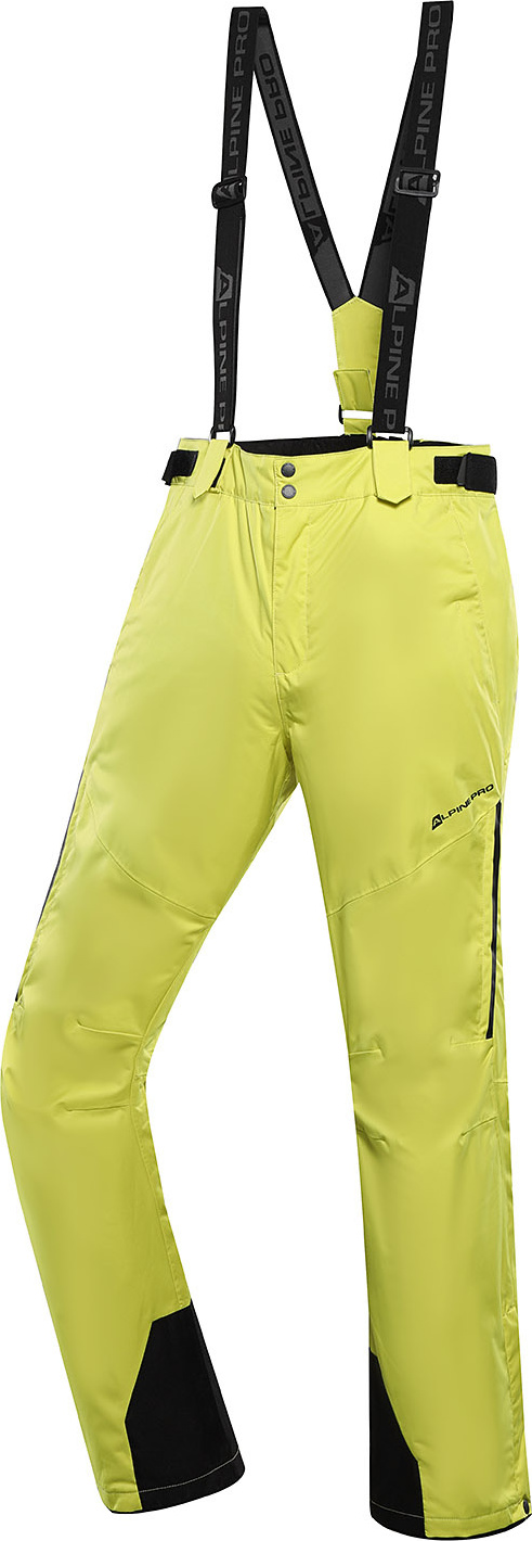 Pánské lyžařské kalhoty ALPINE PRO Osag zelené Velikost: S