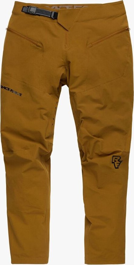 RACE FACE SOFTGOODS Pánské sportovní kalhoty RACE FACE Indy hořčicové Barva: hnědá, Velikost: M