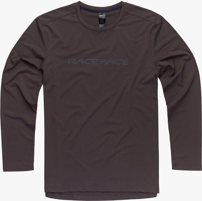 RACE FACE SOFTGOODS Pánský cyklistický dres RACE FACE Commit Tech šedý Barva: černá, Velikost: M