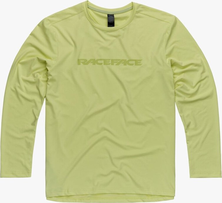 Pánský cyklistický dres RACE FACE Commit Tech zelený Velikost: M, Barva: béžová