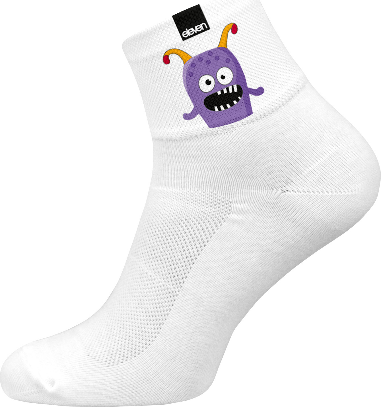 Ponožky ELEVEN Huba Monster Purplee Velikost: S (36-38)