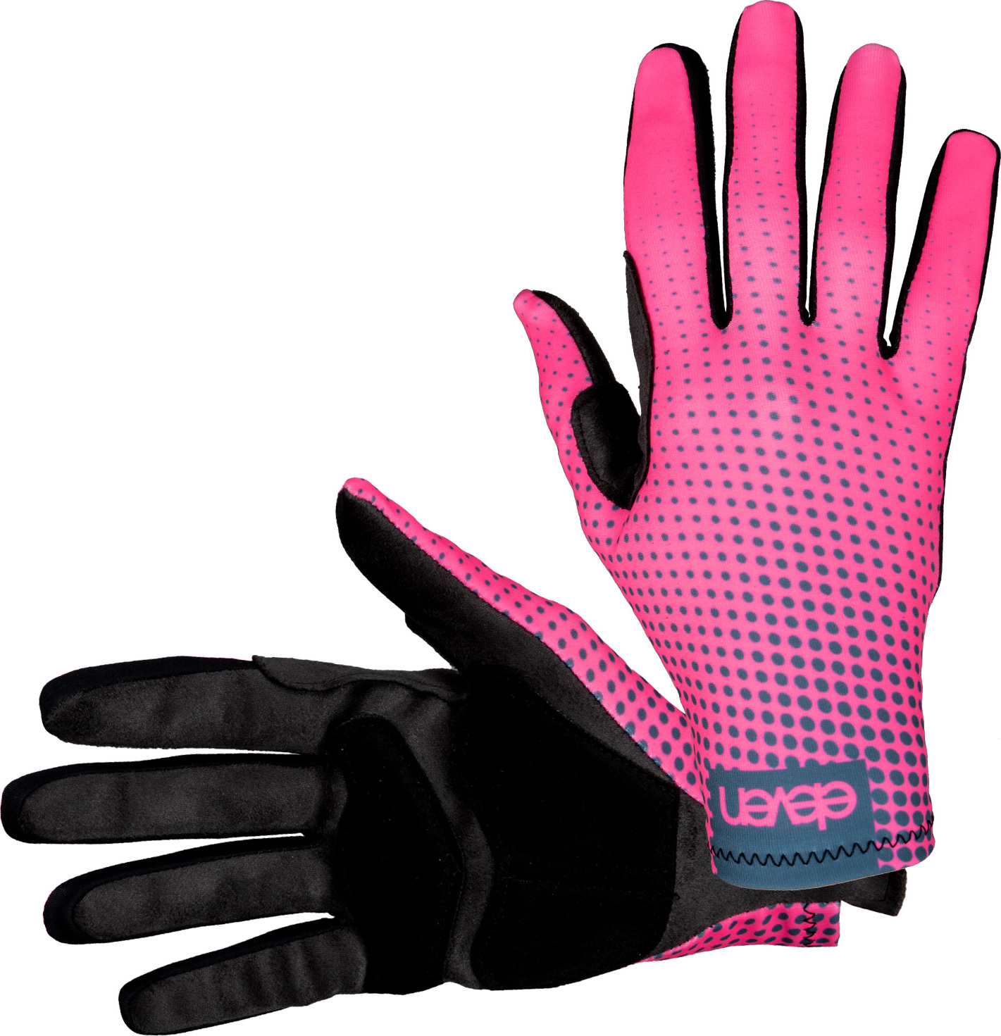 Cyklistické rukavice ELEVEN Long Neo Pink Velikost: L