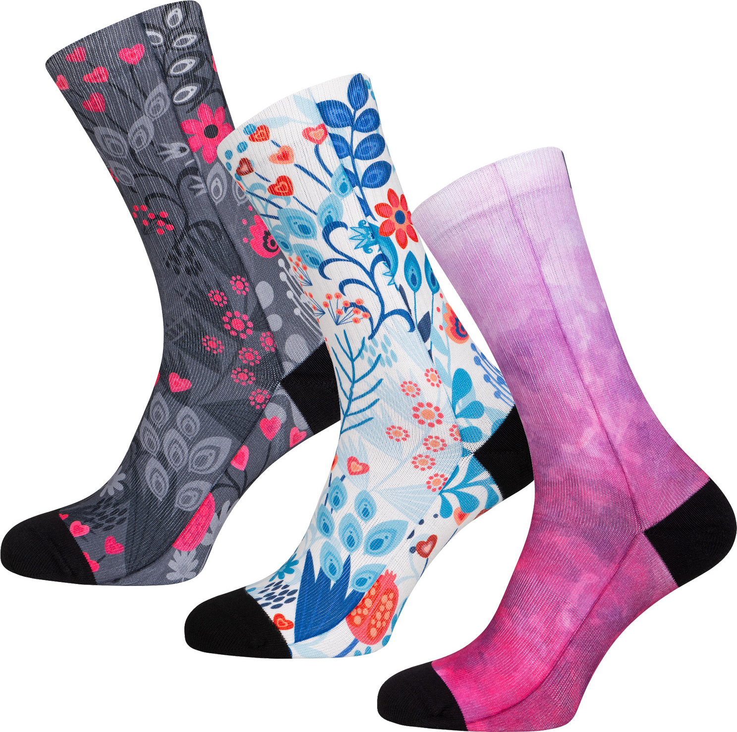 Ponožky ELEVEN Nina 3 pack MMC barevné Velikost: L-XL (42 - 45)