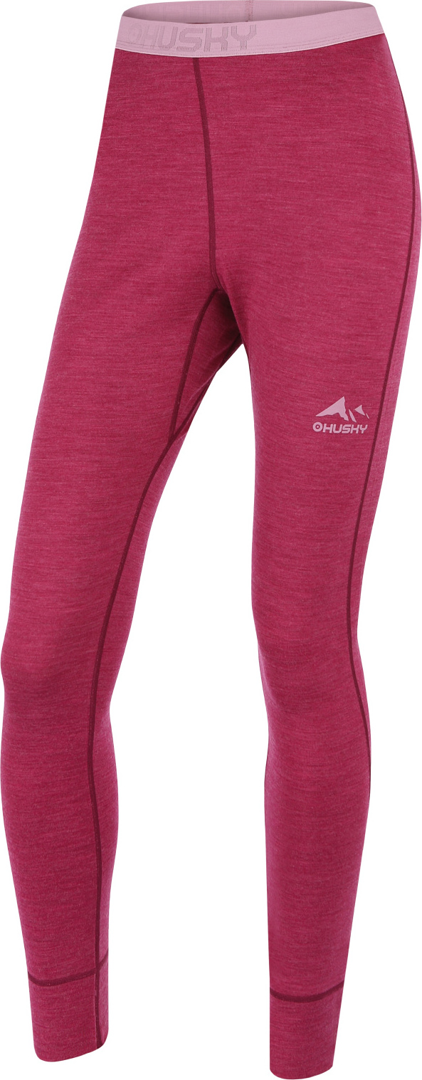 Dámské merino kalhoty HUSKY Merea růžové Velikost: L
