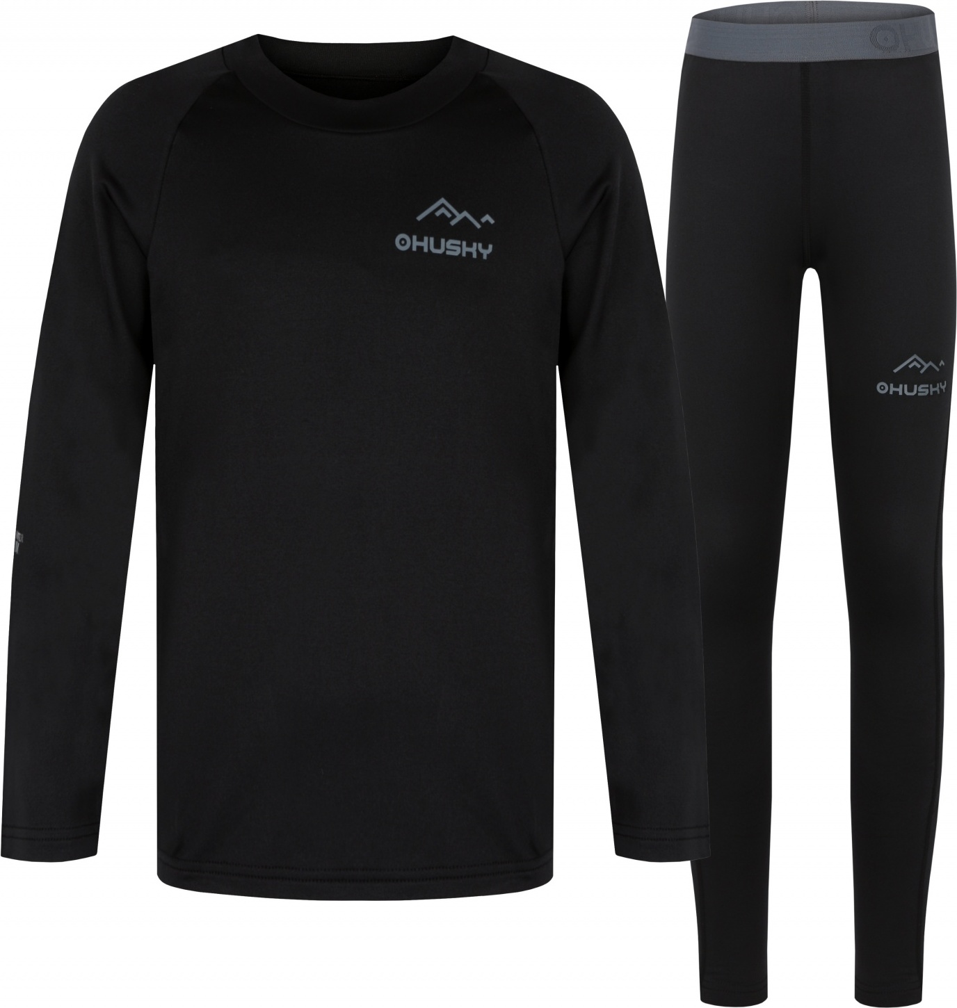 Dětský set termoprádla HUSKY Active winter Tombo černé Velikost: 122