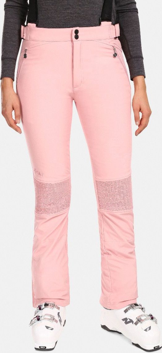 Dámské lyžařské kalhoty KILPI Dione růžové Velikost: 36 Short