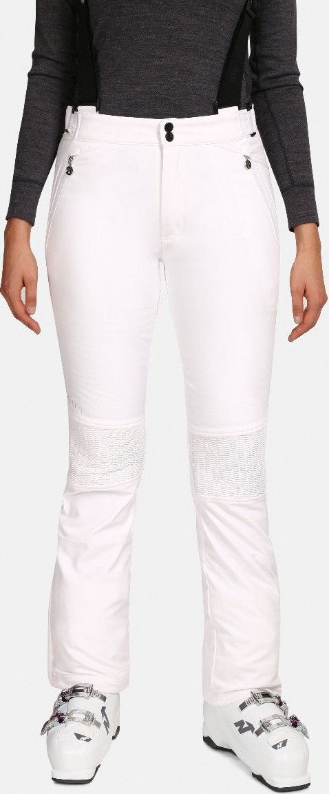Dámské lyžařské kalhoty KILPI Dione bílé Velikost: 42 Short