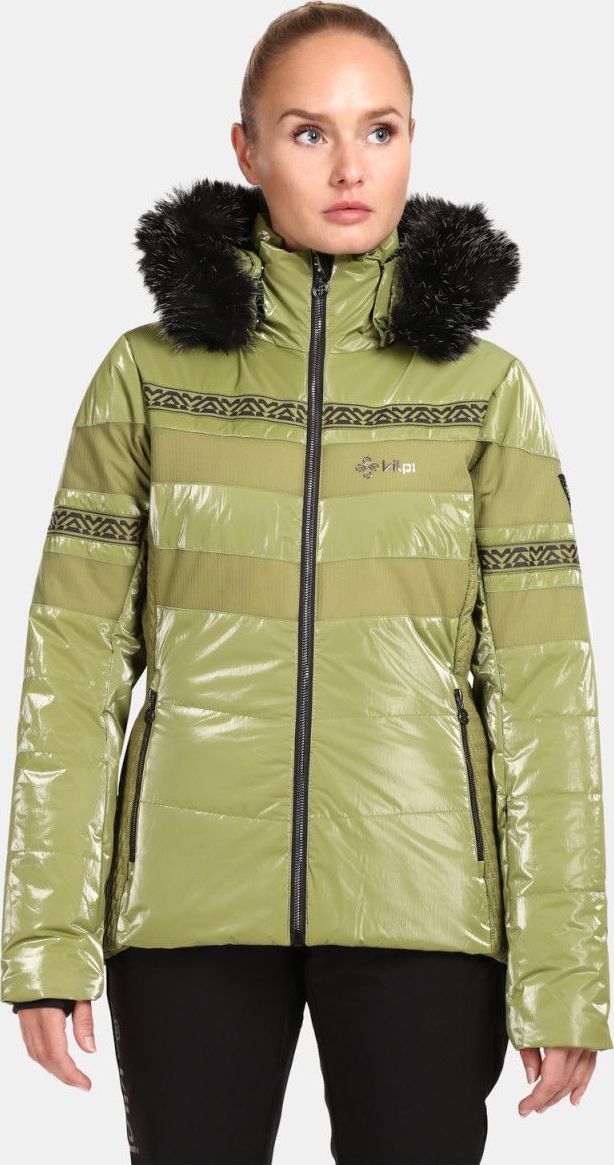 Dámská lyžařská bunda KILPI Dalila zelená Velikost: 46