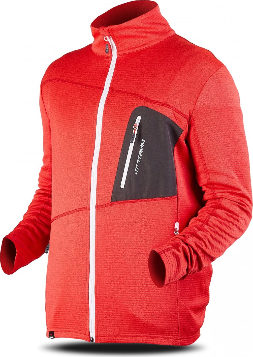 Pánská mikina TRIMM Micron red Barva: red, Velikost: 3XL