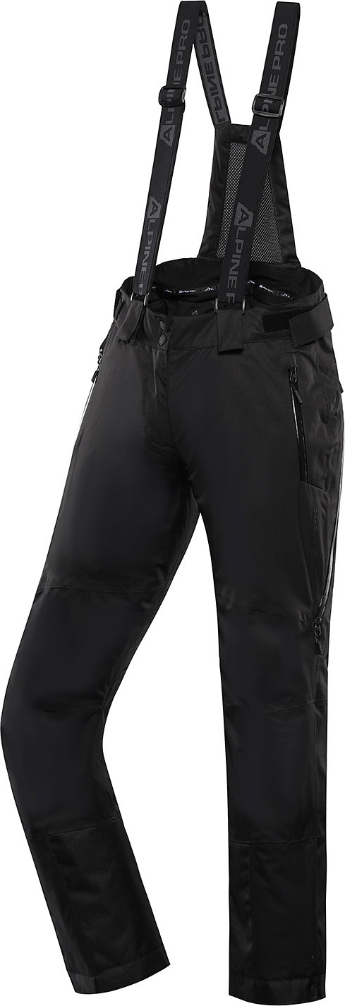 Dámské lyžařské kalhoty ALPINE PRO Felera černé Velikost: XS