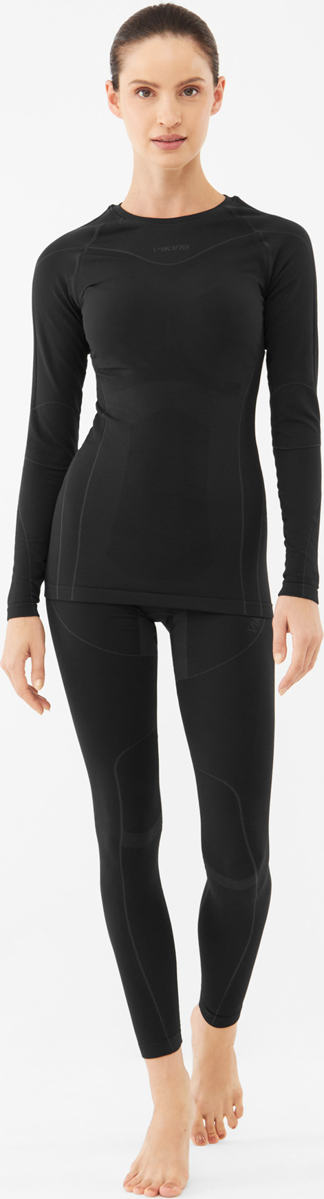 Dámské funkční prádlo VIKING Gaja Bamboo černá (Set) Velikost: S