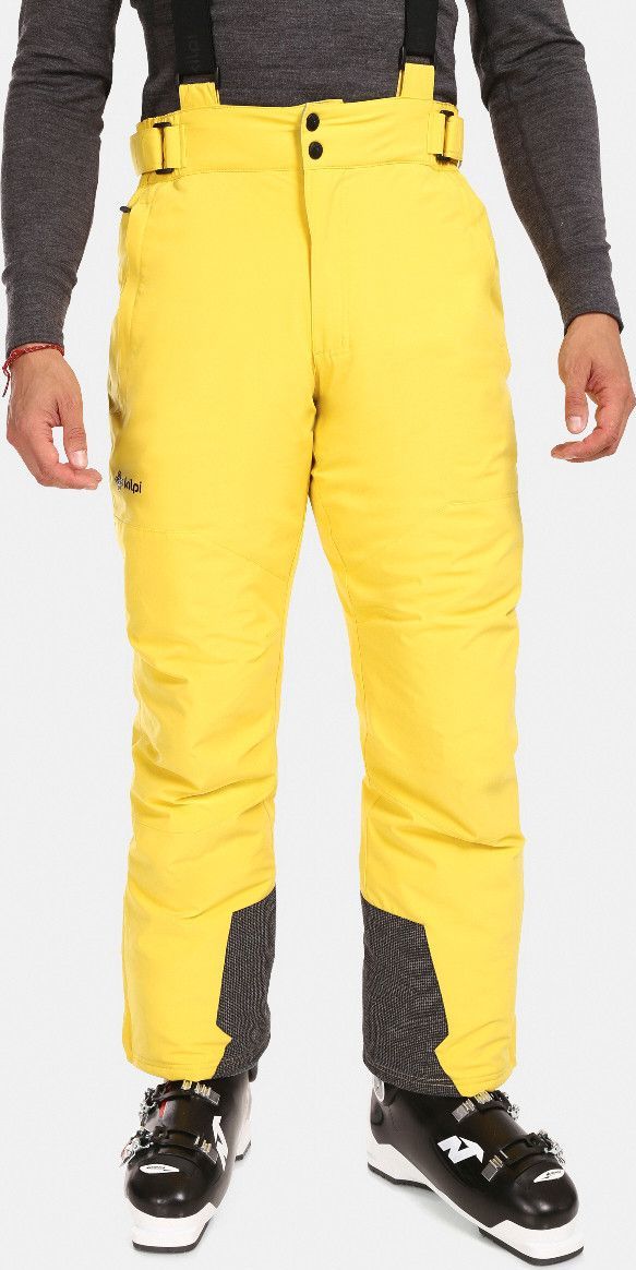 Pánské lyžařské kalhoty KILPI Mimas žluté Velikost: XL Short