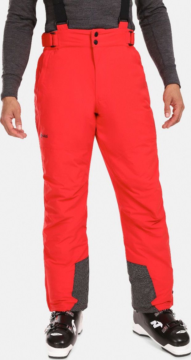 Pánské lyžařské kalhoty KILPI Mimas červené Velikost: M Short