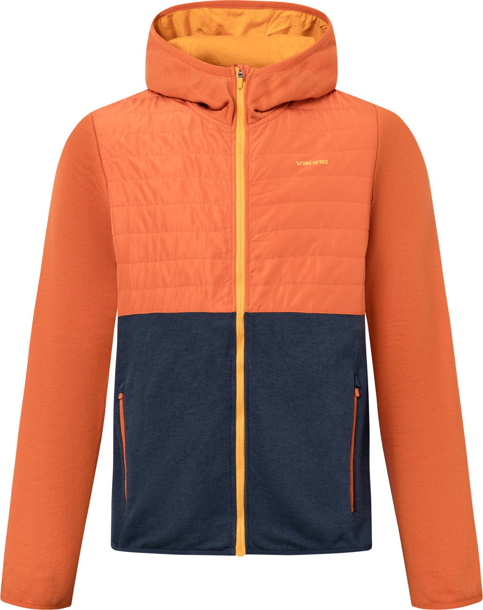 Pánská outdoorová bunda VIKING Creek Hoodie oranžovomodrá Velikost: L