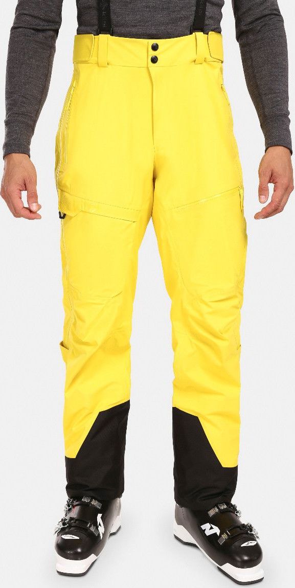 Pánské nepromokavé kalhoty KILPI Lazzaro žluté Velikost: 3XL