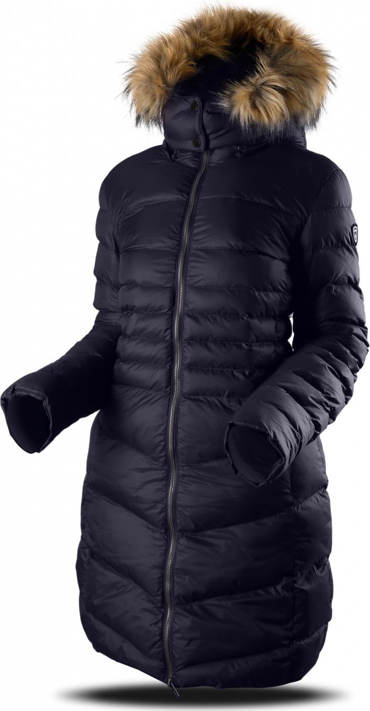 Dámský zimní kabát TRIMM Dora dark navy Barva: dark navy, Velikost: M