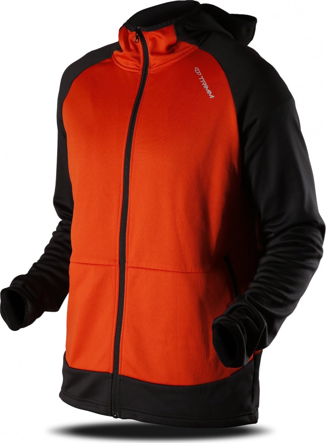 Pánská mikina TRIMM Oasis orange/grafit black Barva: orange/ grafit black, Velikost: XL