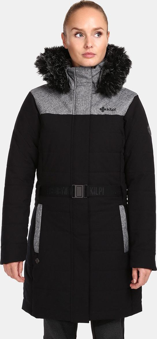 Dámský zimní kabát KILPI Ketrina černý Velikost: 36
