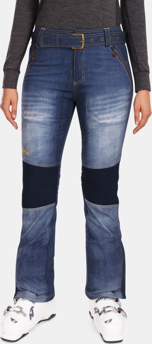 Dámské lyžařské kalhoty KILPI Jeanso modré Velikost: 34
