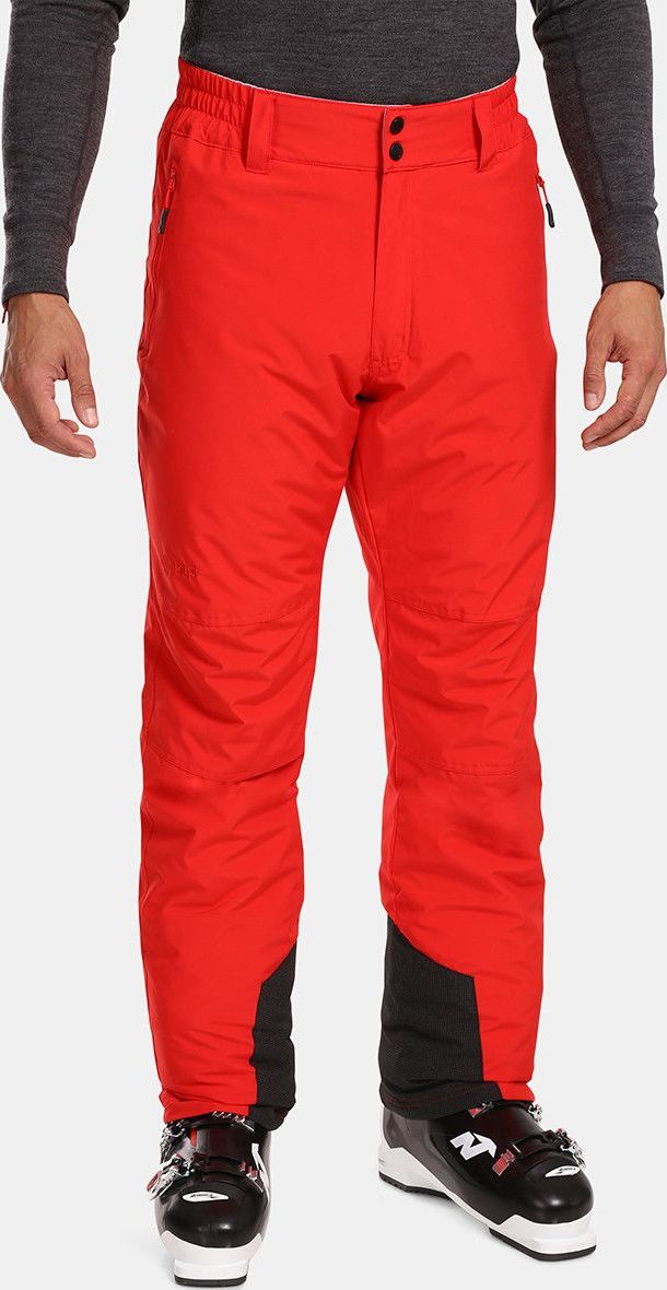 Pánské lyžařské kalhoty KILPI Gabone červené Velikost: M Short